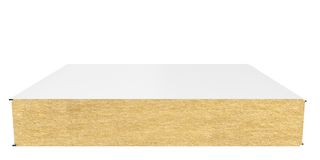 Стеновая сэндвич-панель (минеральная вата) 200 мм х 1190 мм (Гладкая)