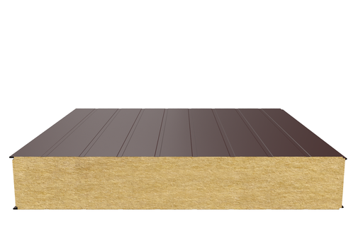 Стеновая сэндвич-панель (минеральная вата) 200 мм х 1000 мм (Накатка)