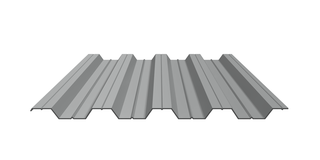 Профлист НС-44 1000/1070 мм х 0,75 мм (оцинкованный)
