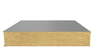 Стеновая сэндвич-панель (минеральная вата) 200 мм х 1000 мм (Трапеция)